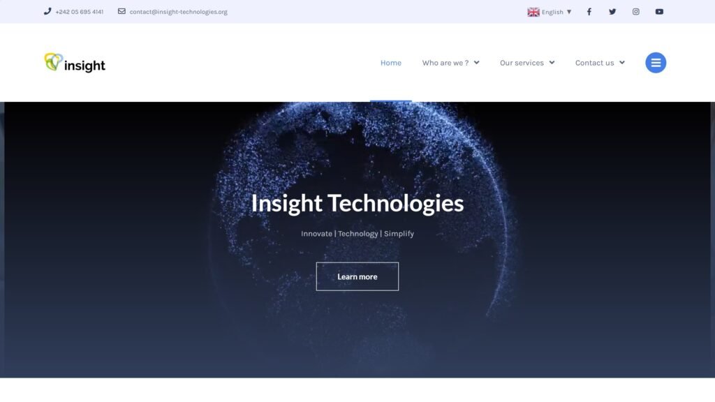 Insight Africa Website by Foliosofy