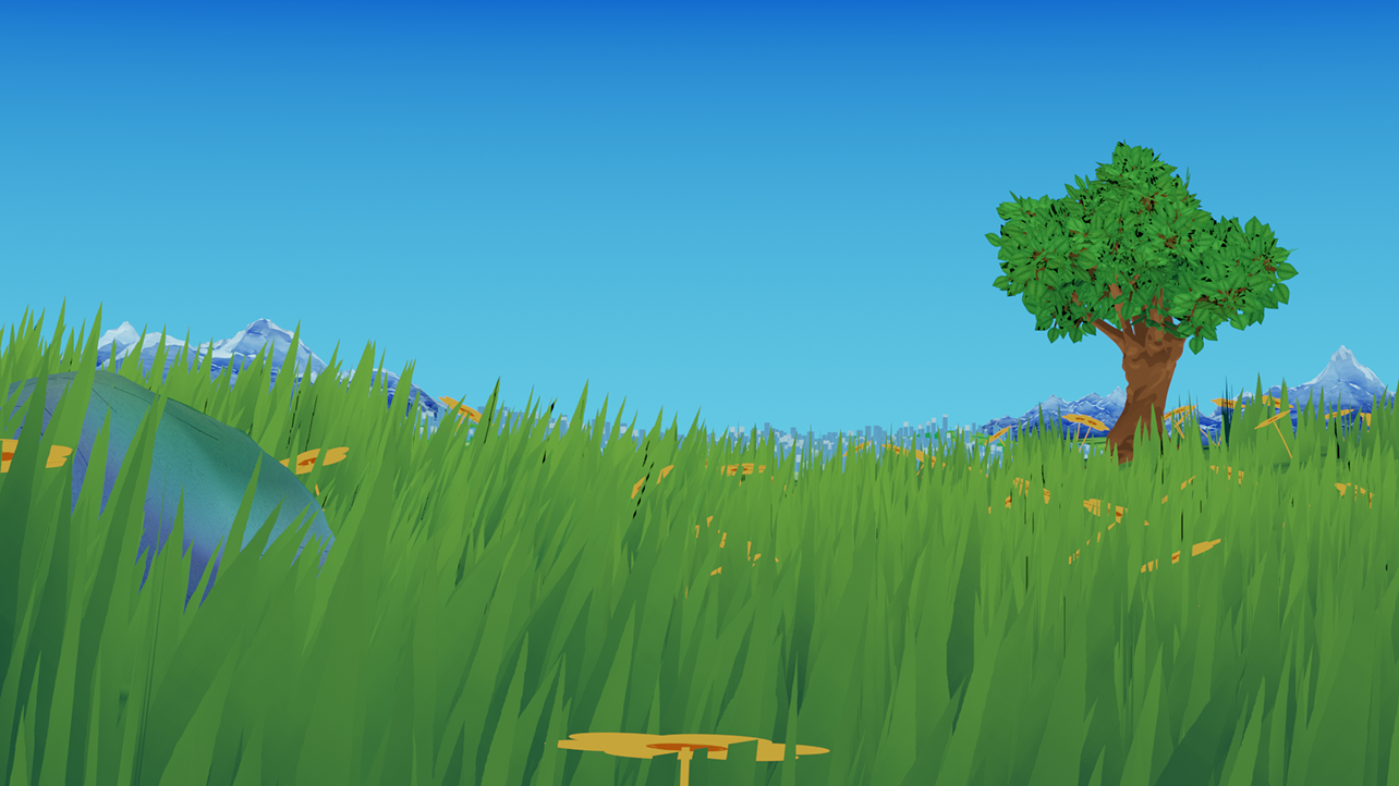 3D Environment - Particle (grass) test