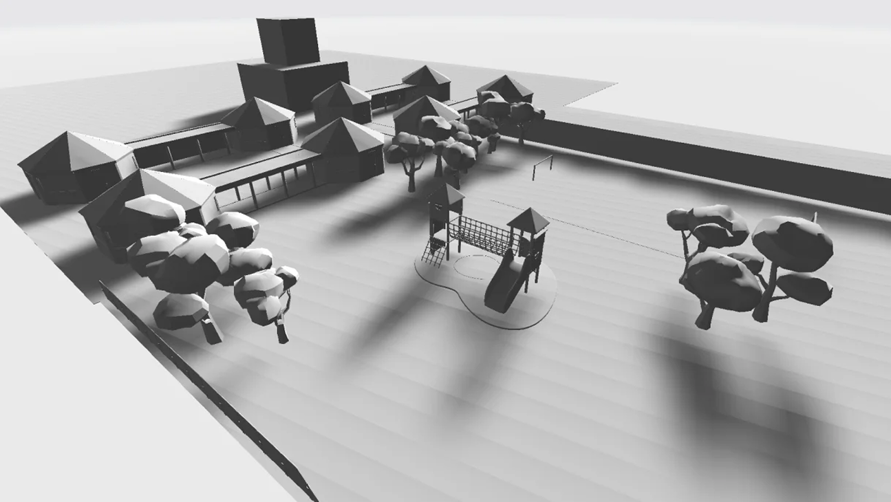 3D Environment modelling - Schoolyard