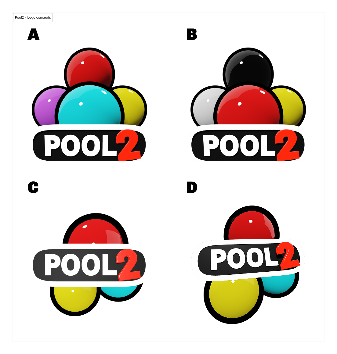 Pool2 - Logo concepts